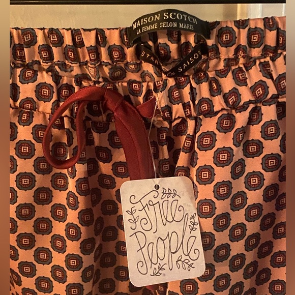 Free People, Maison Scotch Printed Pants. - Picture 4 of 4